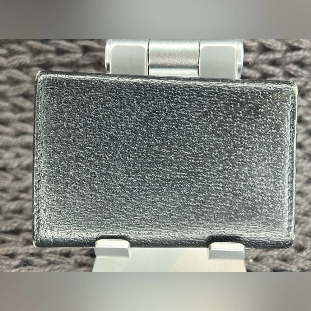 W010. ‼️💗RARE💗‼️ Mini Gucci Black Leather 6 key Ring Wallet/Card Holder EUC - Picture 3 of 10